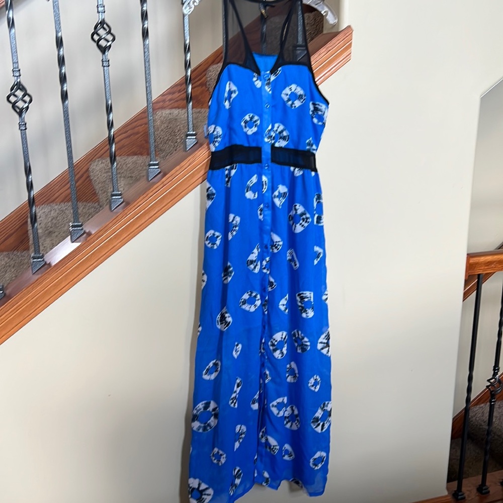 Sheer maxi dress size medium